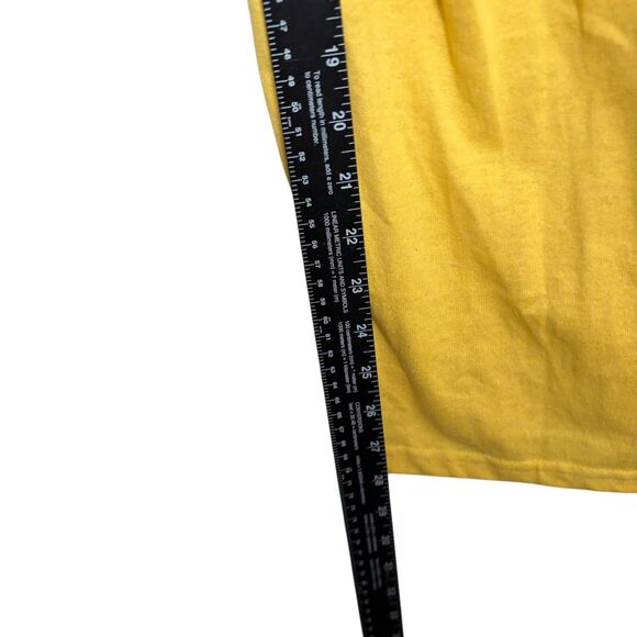 MTV T-Shirt Women's Medium Yellow Crew Neck Graphic Tee Shirt Logo Printed - Picture 5 of 7